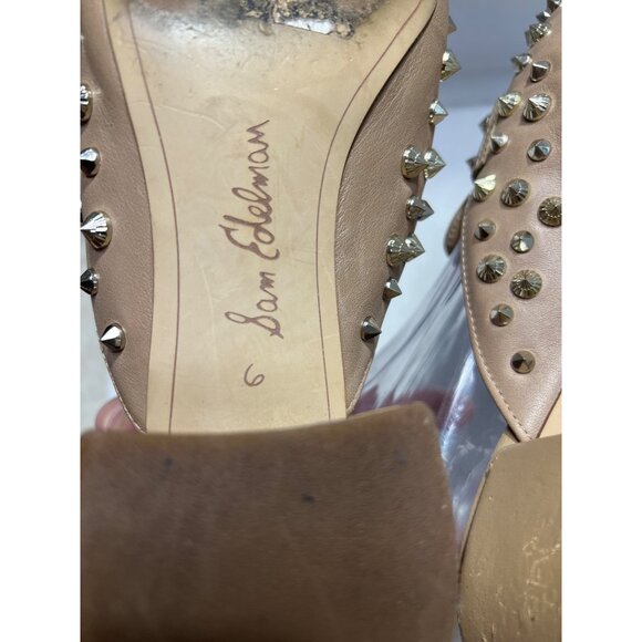Sam Edelman Augustus Almond Toe Studded Mules women size 6 - Picture 5 of 11